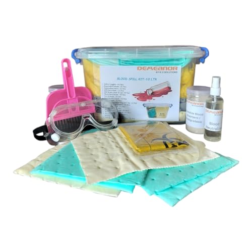Image of DEMEANOR Blood Cleanup Spill Kits (10 LTR HANDLE BOX)
