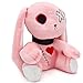 Qleewei Goth Bunny Plush Rabbit Stuffed Animal Horror Plushies Easter Stuffed Creepy Spooky Bunny Animal Crazy Rabbit Plushie Toy