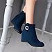 CSRZPMG Women Fashion Wedge Ankle Boots Side Zipper Casual Wedges Suede Round Toe Heeled Booties Winter Comfy Dress High Heel Short Boots