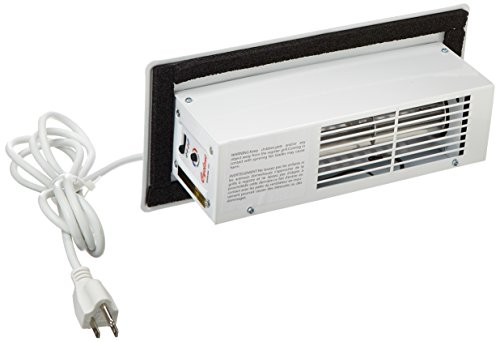 Tjernlund CBW Automatic Register Booster Fan, Steel, White