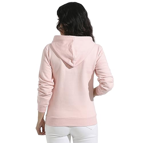 Image of PINACOLADA Women's Pullover Hoodie with Kangaroo Pockets for Casual Wear | Hooded Neck | Long Sleeve | Drawstring Closure | Cotton Sweatshirt Crafted with Comfort Fit for Everyday Wear
