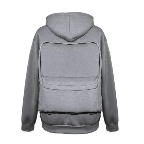 Travel Hoodie with Backpack Pocket Men Cotton Cardigan Sweatshirt Oversized Lightweight Full Zip Sweatshirts Fashion4