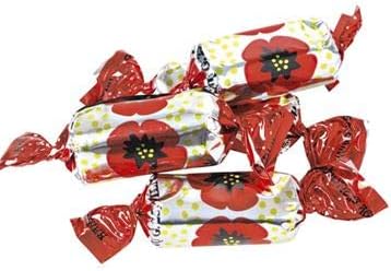 Pergale Gourmet Red Poppy Chocolate Candy, 2.2 lbs/ 1 kg