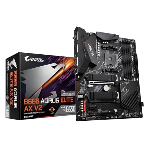 Gigabyte B550 AORUS ELITE AX V2 (AMD Ryzen 5000/B550/ATX/True 12+2 Phases Digital VRM/PCIe4.0/DDR4/USB3.2 Gen 1/Realtek ALC1200/Intel WiFi 6/2xM.2 Thermal Guard/2.5 GbE LAN/HDMI/DP/Gaming Motherboard)