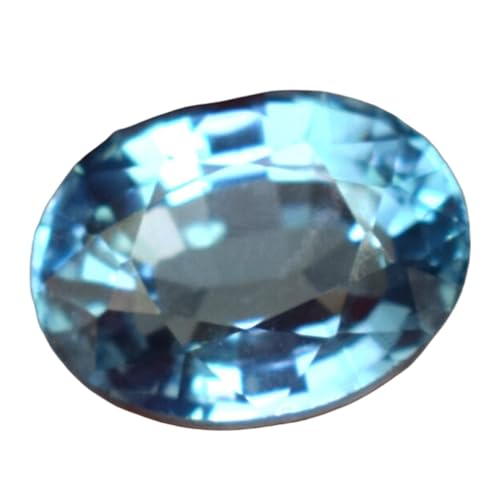 Topaze bleue naturelle ovale fabrication de bijoux bague pendentif collier 10,83 mm GH_NAT_08864