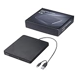 FHGSPQWM Dispositivo disco esterno portatile per computer e altri sistemi Plug Play negazione software aggiuntivo necessario costruzione leggera Lettore di dischi multi formato