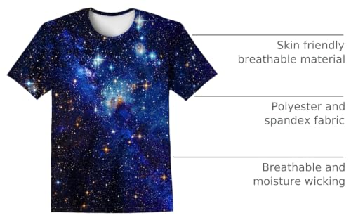 Image of LAIDIPAS Boys Girls 3D Graphic T-Shirt Short Sleeve Tops Tees 6-16 Years | Kids Crewneck Shirts, Vibrant Color, Lightweight and Quick Dry, Trendy Outfits for School, Parties, vacation and Daily Wear