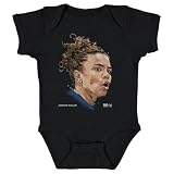 500 LEVEL Jasmine Paolini Portrait One-Piece Infant Bodysuit (Black, 12M)