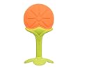 Tinny Tots Baby Nail Clippers Kit 4-in-1 Baby Pedicure Manicure Essential Grooming Set Cute Transparent Protective Case With Baby Silicone Soft Fruit Shaped Teether For Oral Dental Care For Newborn/Infants/Toddlers gallery image