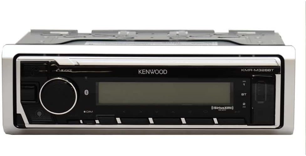 Kenwood KMR-M328BT Marine Digital Media Receiver with Alexa and Built in Bluetooth (Does NOT Play Cd's)
