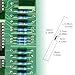 JX-E 1350-Pcs Precision Resistor Kit, 50 Values from 0 Ohm to 5.6M Ohm, 1% Tolerance, 1/4W Metal Film for Electronics & Circuits