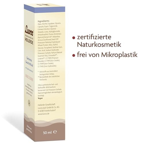 Luvos Heilerde Naturkosmetik Getöntes Gesichtsfluid mit Aprikosenkernöl