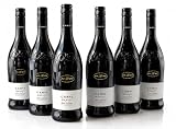 Canti - Merlot Terre Siciliane I.G.T., Vin Rouge Italien Sec Sicilien, Saveur Ronde avec un Goût Fruité et des Notes de Chocolat Noir, 6x750 ml