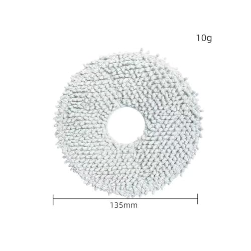 Robot Vacuum Cleaner Main Brush + Side Brush + Mop Cloth + HEPA Filter,Compatible for Xiaomi S10+ B108CN Self-Cleaning Mop 2 Pro B113CN .Robot Vacuum Replacement Parts