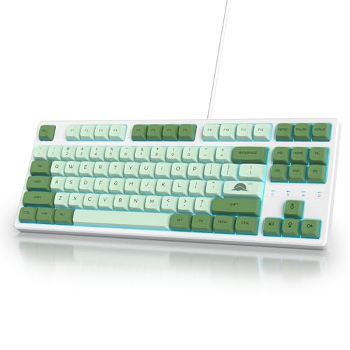 SbocKeeb Tastiera Gaming 75% Tenkeyless- Tastiera Meccanica Compatta 80% TKL RGB Senza Tastierino Numerico - Illuminazione RGB - Layout Qwerty Americano