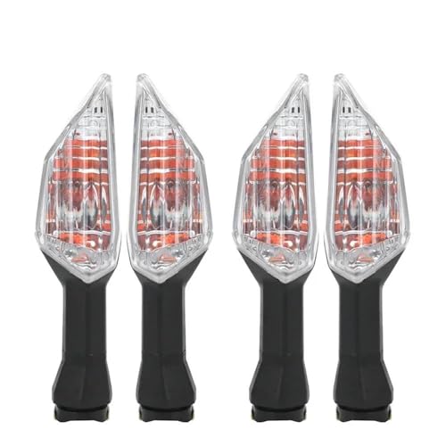 Clignotants de moto pour Versys 1000 et Ninja BX125 feux clairs 4 pièces