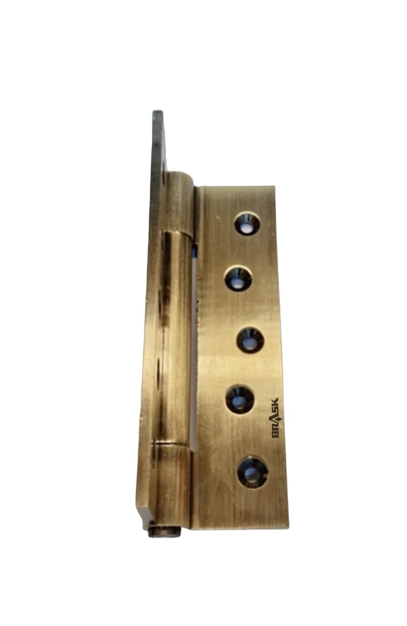 BRASK Brass Spring Hinges/Door Closer Hinge - Single Action 5" (Antique Brass Finish) — Amazon image 5