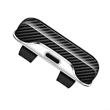 Auto-Sonnenbrillen-Aufbewahrungsbox für Auto-Sonnenblende, sturzsicherer Brillenclip mit weichem Samtfutter, Kohlefaser-Textur, Brillenhalterung für Fahrzeug