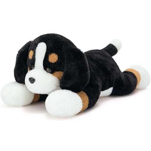 MorisMos weich Berner Sennenhund Kuscheltier XXL, 63cm riesen groß Hund Plüschtier Stofftier Kuscheltiere, riesen großes Plüschhund Spielzeug