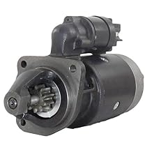 RAREELECTRICAL 12V 2.7Kw Starter Compatible with 1999-2006 Fermec 760 860 960 965 Backhoe Landini Pt40 Rp00 Tractor Perkins 1004.4T 1004.42 Diesel Cw 10-Tooth Replaces 323319A1 11130419 8630004 R11ga