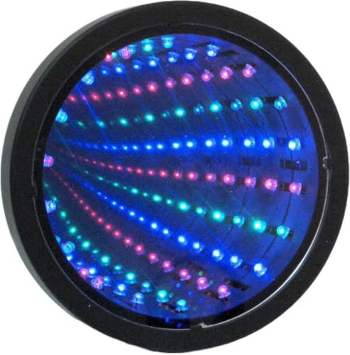 Playlearn SIM6 Infinity Mirror Tunnel Lamp LED Lighting Sensory Party Décor Black
