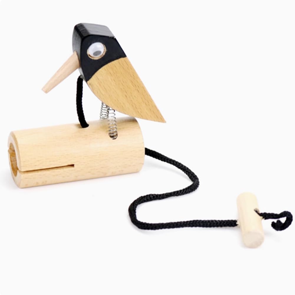 Yoiimiya Safe Material Woodpecker Percussion Instrument for Boys 2pcs Hand Eye Coordination Hobby Development Tool - Image 3