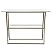 Flash Furniture Mar Vista Collection Glass Console Table with Matte Gold Frame
