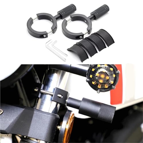 Soporte de luz antiniebla para motocicleta extensión de soporte faro auxiliar universal 62M