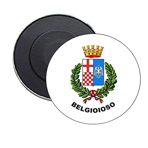 ASTUR PINS - Magnet SHIELD BELGIOIOSO PAVIA ITALY - magnets refrigerator, refrigerator door, original, rectangular slate, refrigerator magnet, gift collection, home decoration, souvenir, tourism, gift