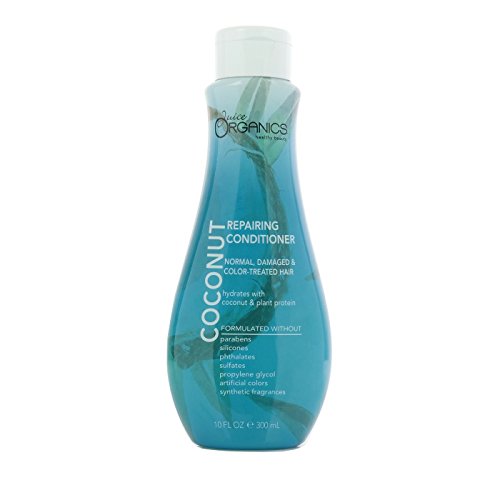 Juice Organics Coconut Repairing Conditioner for normal, damaged, color-treated hair w/ organic argan oil, aloe