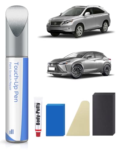 PARTS4EV Tungsten Pearl Metallic(1G1) Touch Up Paint Repair Kit Compatible with Lexus - DIY Kit Exactly Matches Chips and Nicks