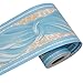 SimpleLife4U Blue Bowknot Pattern Removable Wallpaper Border Self Adhesive Stciker Kitchen Bathroom Wall Decor