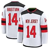 Nathan Bastian Jersey Mens/Women/Youth Stitched for Sports Fan White No Brand/Logos