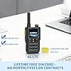 Lifetime Free Rapid GPS Unlimited Range Global Walkie Talkies – Long Range Two Way Radio, IP65 Waterproof, AI Noise Cancellation for Nationwide Outdoor, Logistics, Road Trips & Family (4-Pack)
