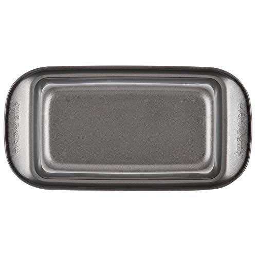 Rachael Ray Bakeware Meatloaf/Nonstick Baking Loaf Pan With Insert, 9 Inch X 5 Inch, Gray #TOP6