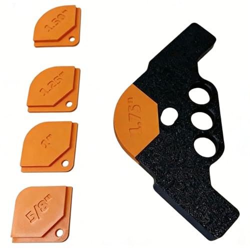 FTVOGUE 5 Pièces Modèles de Routeur D'angle Arrondi Haute Résistance Antirouille Résistant aux Chocs Plug and Play pour Armoires de Meubles Travail du Bois Décoratif