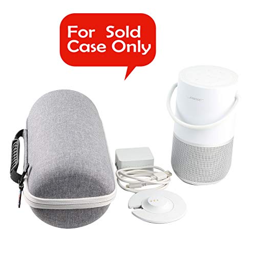 Image of Khanka Hard Travel Case Replacement for Bose Portable Home Bluetooth Portable Speaker (Silver Gray)