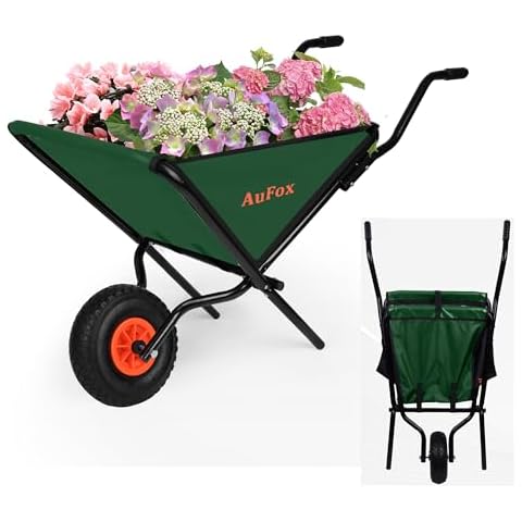 AuFox Folding Collapsible Wheelbarrow Cover