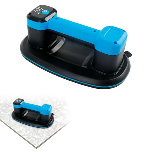 Ventosa de vacío eléctrica con pantalla LCD, capacidad de carga de 300 kg, elevador de cristal para madera de granito, paneles secos, placas pesadas, herramientas de movimiento