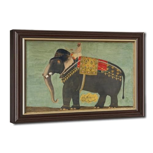 Portrait de l'éléphant d'Alam Guman impression toile 20x30 cm