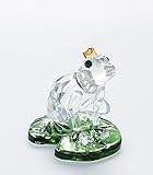 In einer Geschenkbox IXO/ALTAYA/ATLAS Crystal Style Frosch hochwertige geschliffene Kristall Figur für Sammler oder Geschenkidee