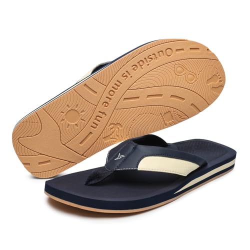 Image of YOHO ArchFlex orthopedic slippers for men | Arch support for pain relief | Soft, Anti-Skid, lightweight | comfortable padded straps flip flops for Everyday