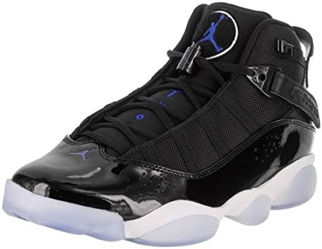 Amazon.com: Jordan Nike 322992 - Zapatillas de moda para hombre, 6 anillos,  color negro y plateado mate : Ropa, Zapatos y Joyería