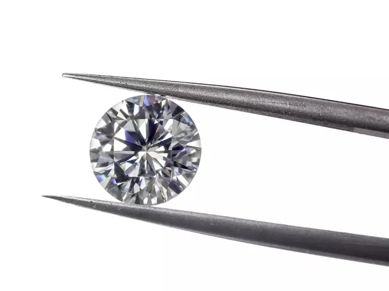 Image of 1 Carat Moissanite Stone - GRA Certified, D Color, VVS1 Clarity, Loose Moissanite Diamond Stone