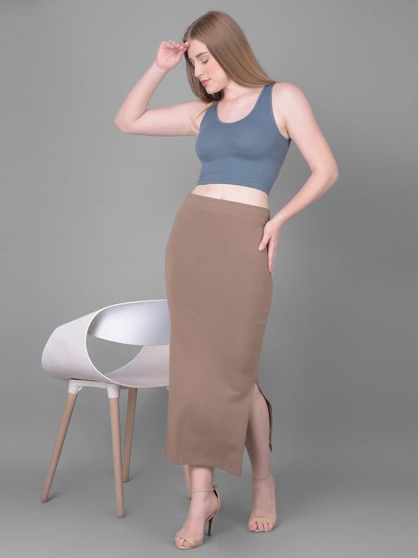 Image of Comfort Lady Women Cotton Blend Saree Shapewear /Saree Shapers Underskirt /Saree Petticoat