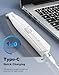 lexflext Dog Paw Trimmer for Grooming, Cordless Electric Dog Clippers with LED Light, Rechargeable Low Noise Small Pet Shaver for Trimming Cat's Hair Around Eyes, Faces, Ears, Paws, Rump(White)