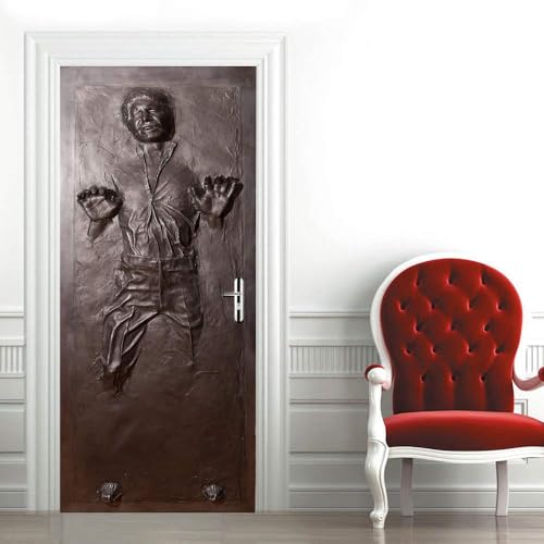 Autocollant en vinyle pour porte de cabine de police Dr Who Tardis Box (Han Solo in Carbonite 1457*)