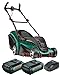 Produktbild Bosch Akku Rasenmäher Rotak 430 LI (2 Akku, 36 Volt, Ladegerät, Karton, Grasfangkorb: 50 l, Schnittbreite/Schnitthöhe: 43 cm/2-7 cm)