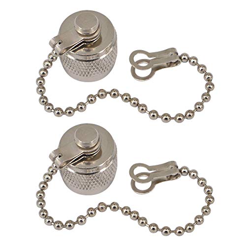 5-Pack Tapas TNC para Conector RF con Cadena miniatura 4