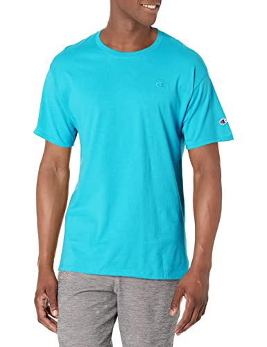 Champion メンズ クラシックジャージーTシャツ US サイズ: Medium カラー: ブルー（Amazon）